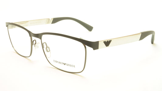 Emporio Armani EA1057 3166 Eyeglasses Frame Metal Grey Silver - Frame Bay