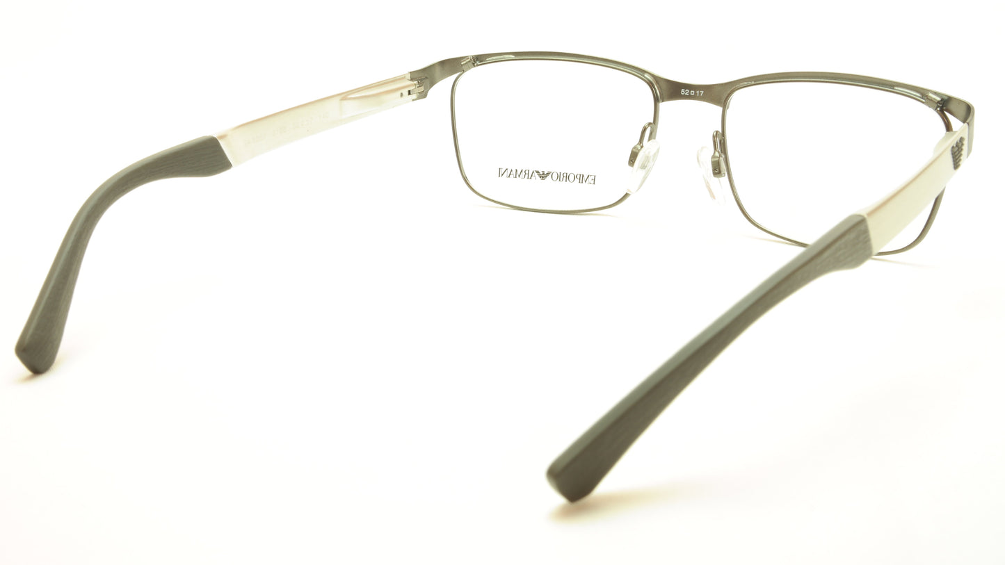 Emporio Armani EA1057 3166 Eyeglasses Frame Metal Grey Silver - Frame Bay