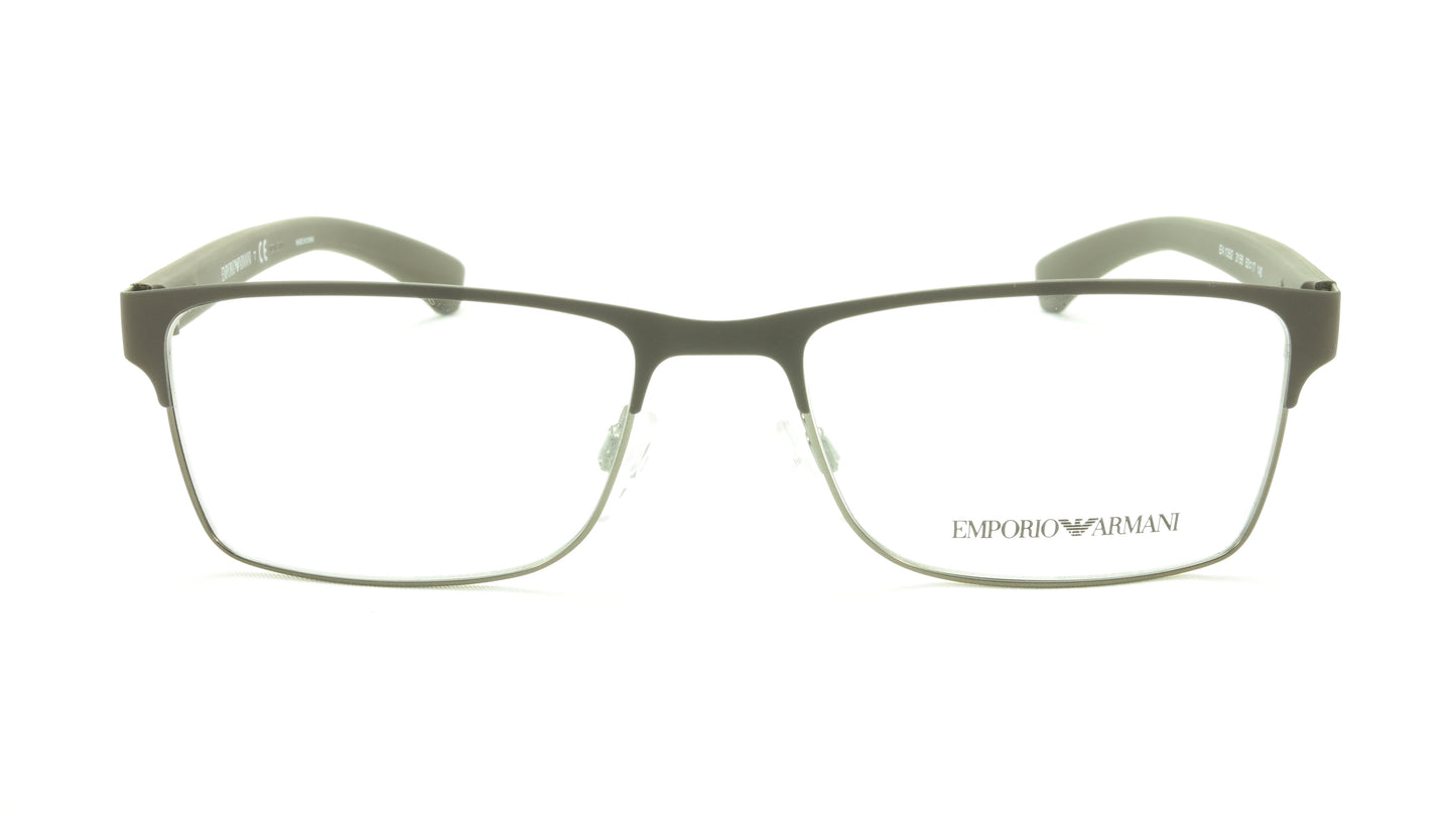 Emporio Armani EA1052 3156 Eyeglasses Frame Acetate Metal Grey - Frame Bay