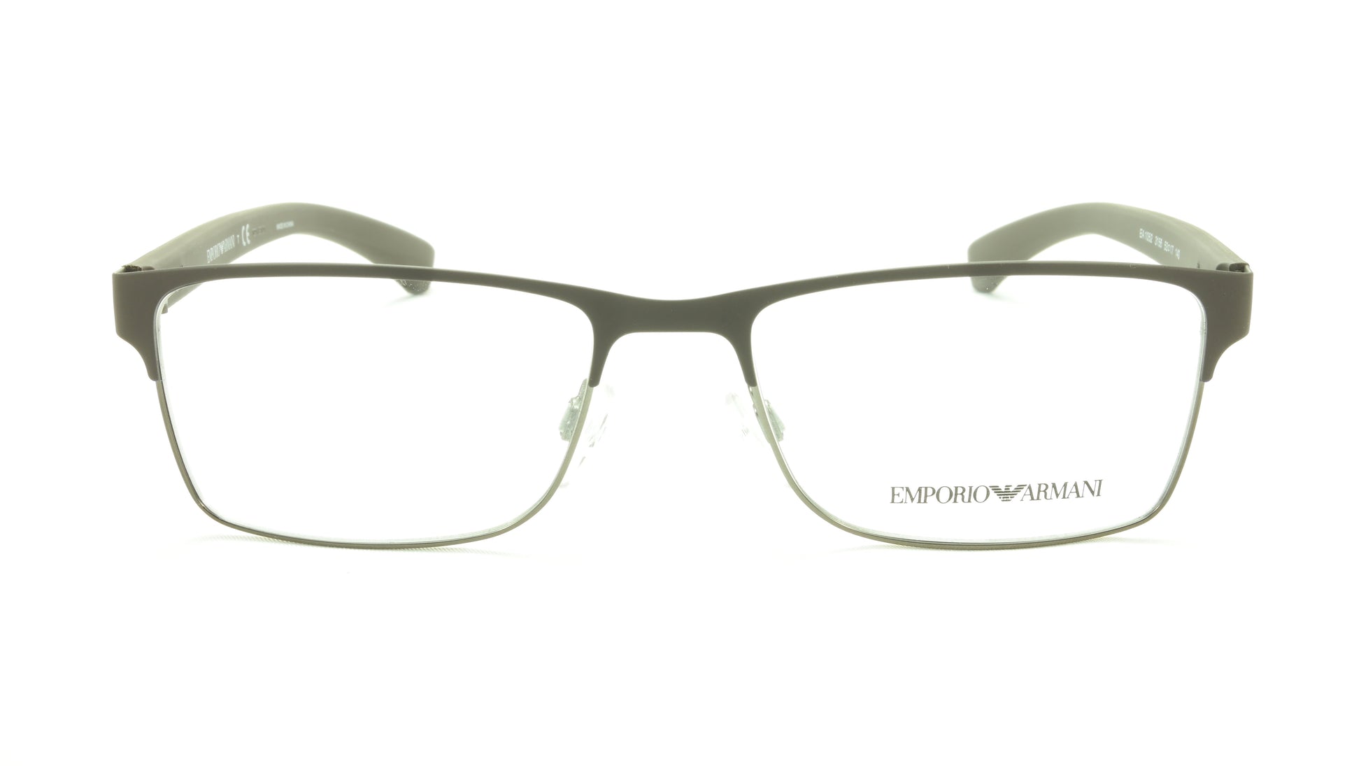 Emporio Armani EA1052 3156 Eyeglasses Frame Acetate Metal Grey - Frame Bay