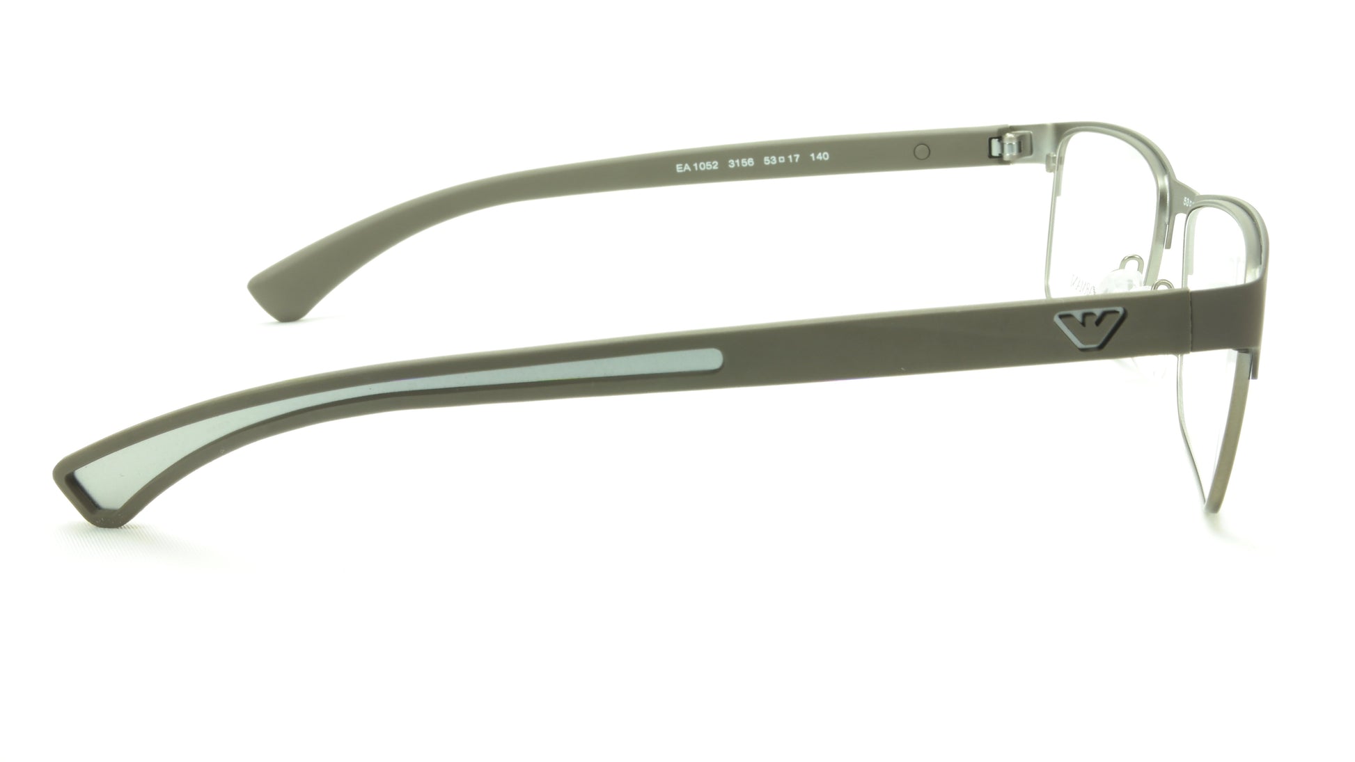 Emporio Armani EA1052 3156 Eyeglasses Frame Acetate Metal Grey - Frame Bay