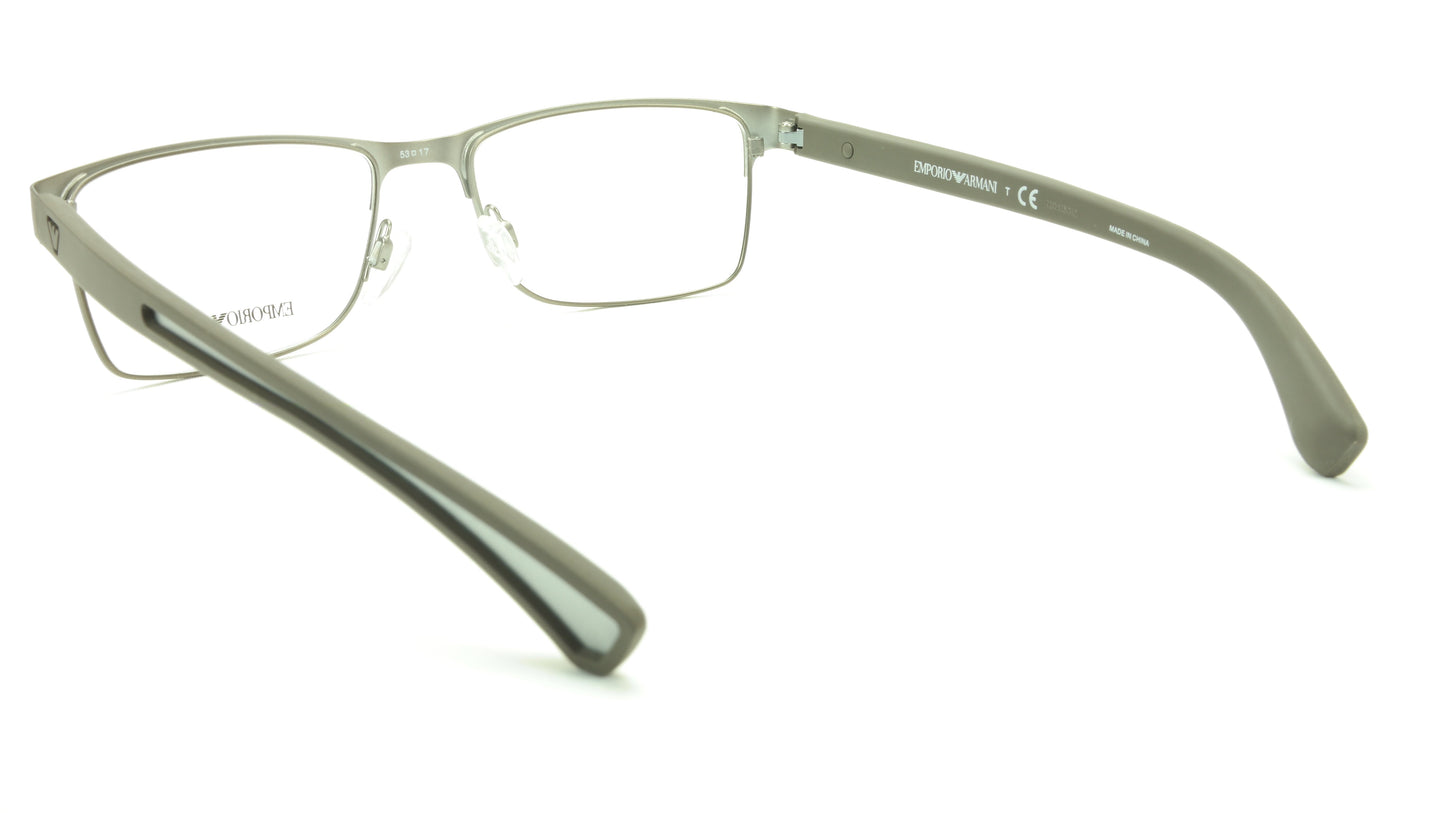 Emporio Armani EA1052 3156 Eyeglasses Frame Acetate Metal Grey - Frame Bay