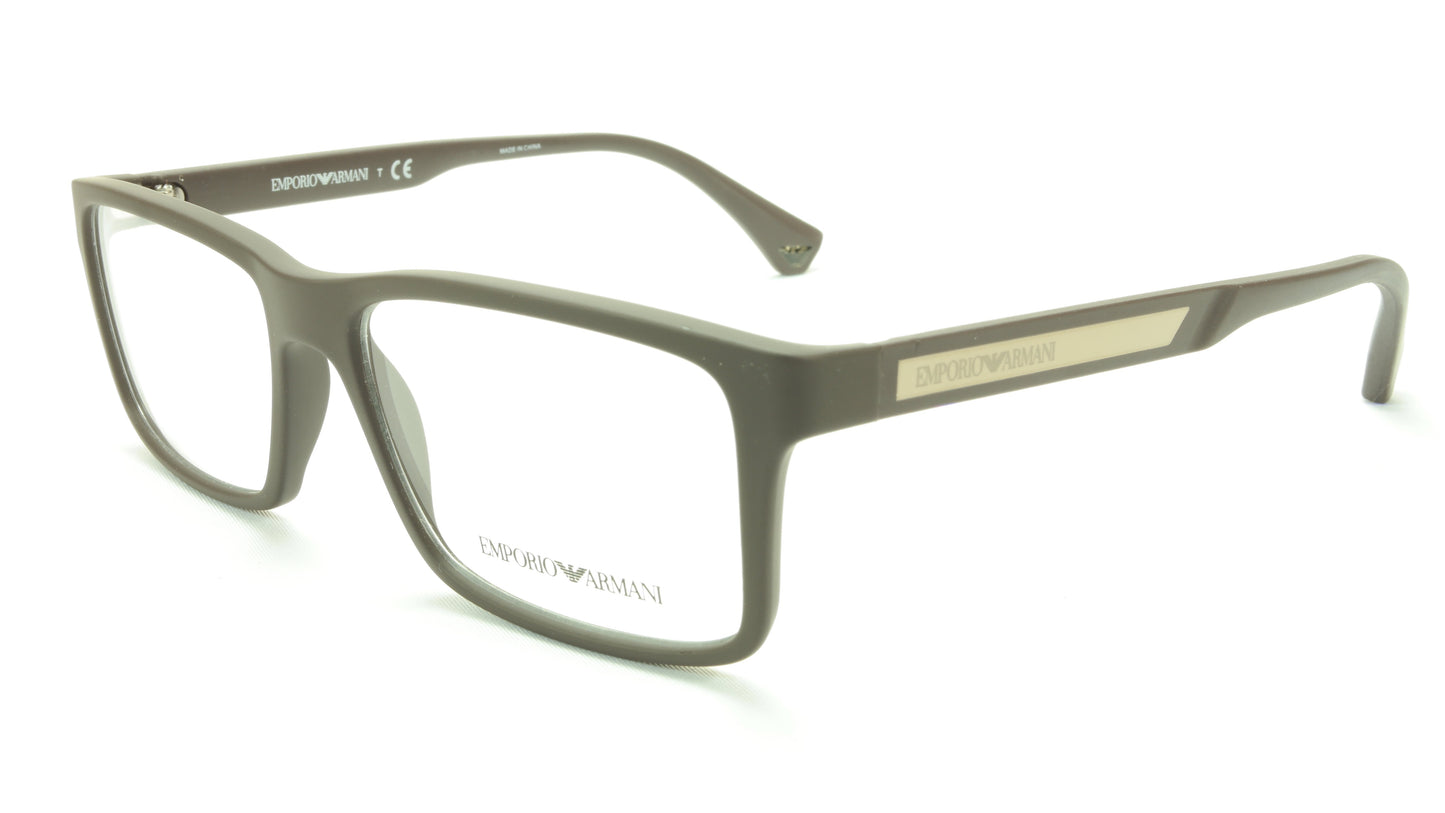 Emporio Armani EA3038 5064 Eyeglasses Frame Acetate Grey - Frame Bay