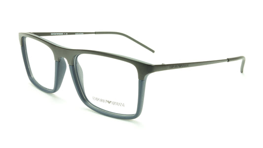 Emporio Armani EA1058 3168 Eyeglasses Frame Acetate Metal Black Blue - Frame Bay