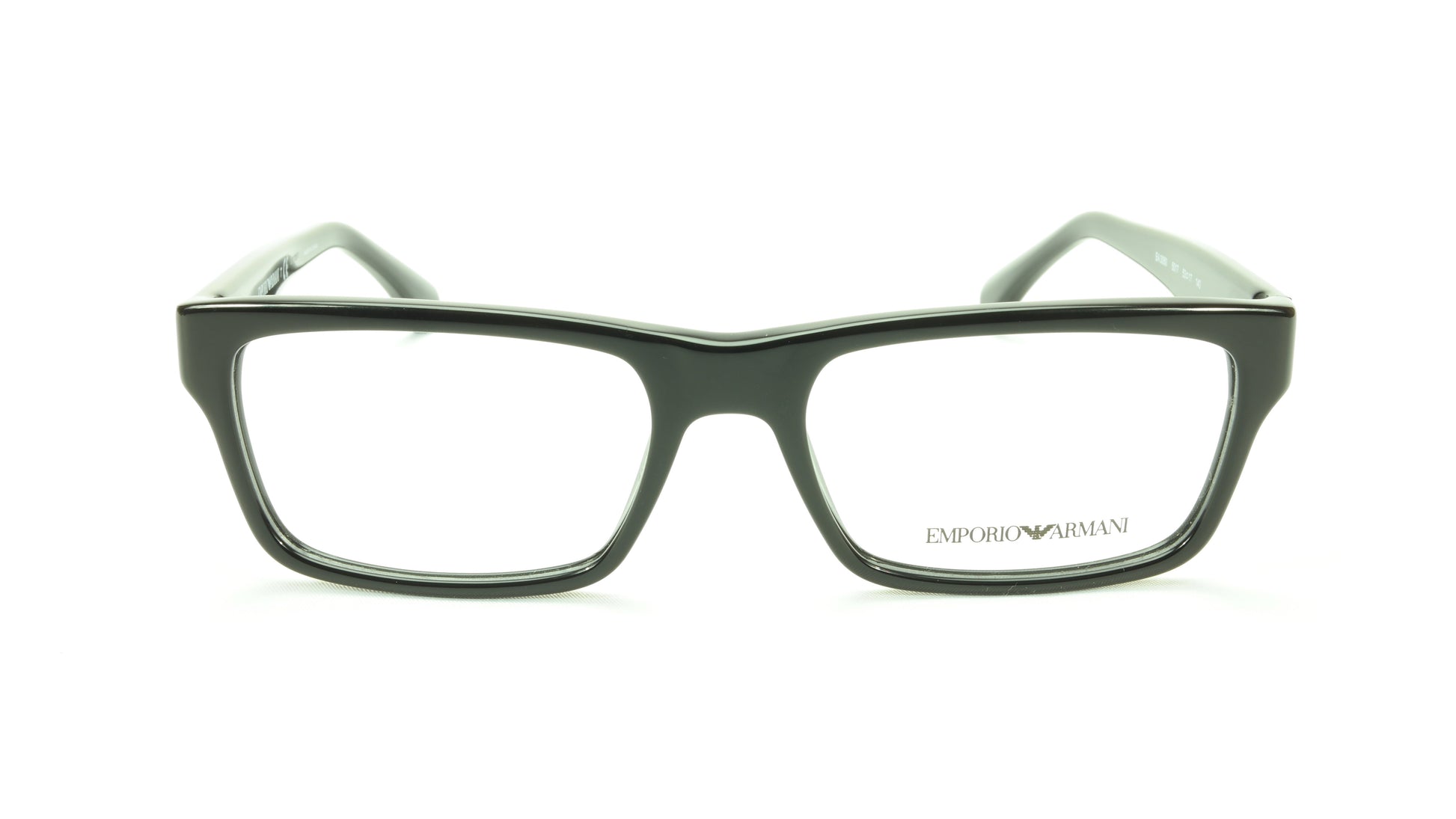 Emporio Armani EA3050 5017 Eyeglasses Frame Acetate Black - Frame Bay