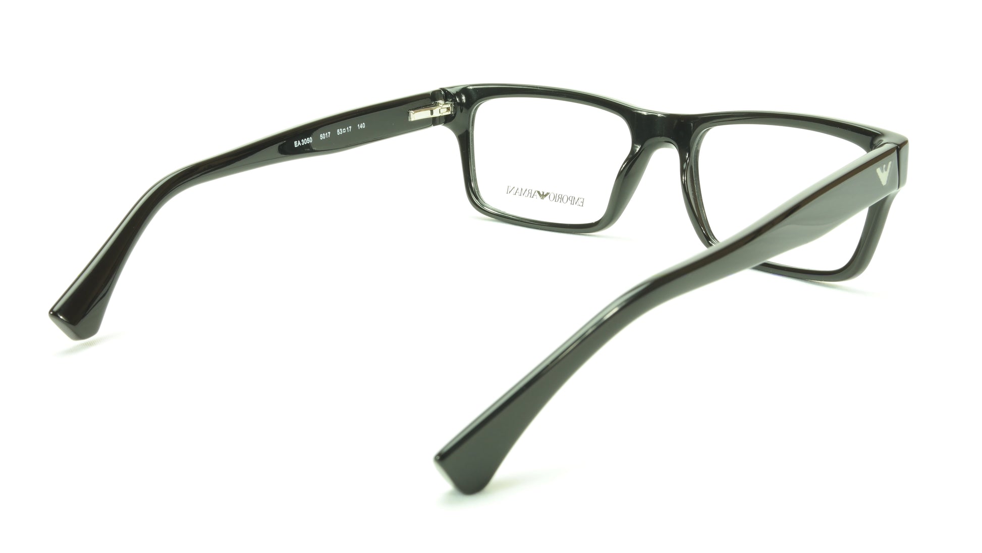 Emporio Armani EA3050 5017 Eyeglasses Frame Acetate Black - Frame Bay