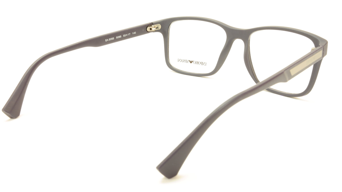 Emporio Armani EA3055 5065 Eyeglasses Frame Acetate Grey Blue - Frame Bay