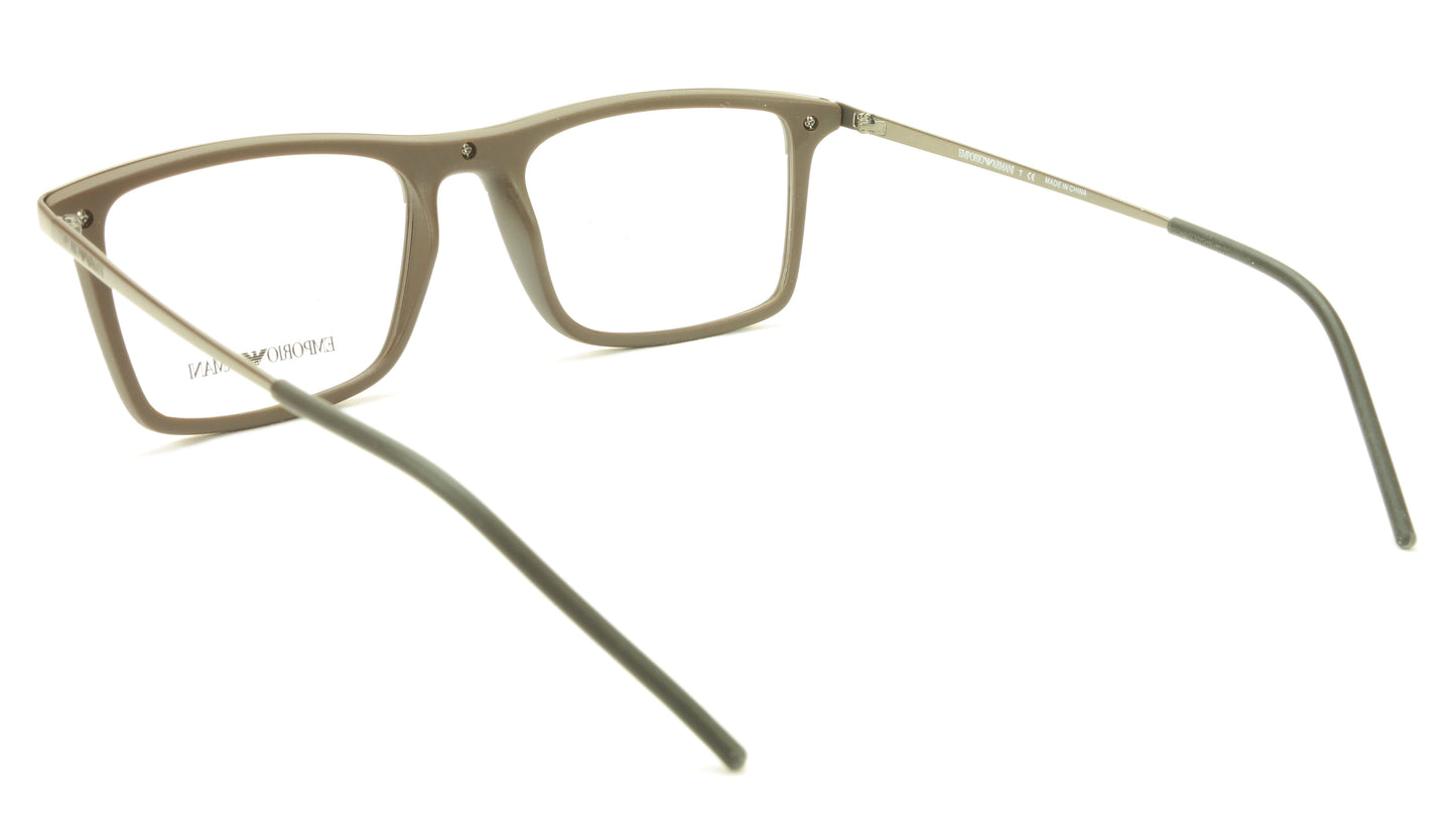 Emporio Armani EA1058 3169 Eyeglasses Frame Acetate Metal Matte Gunmetal - Frame Bay