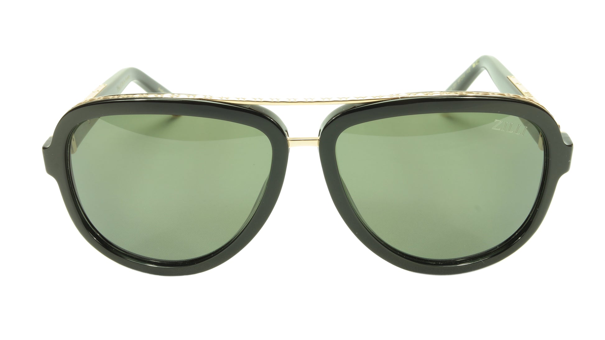 ZILLI Sunglasses Polarized Hand Made Acetate Titanium France ZI 65003 C01 - Frame Bay
