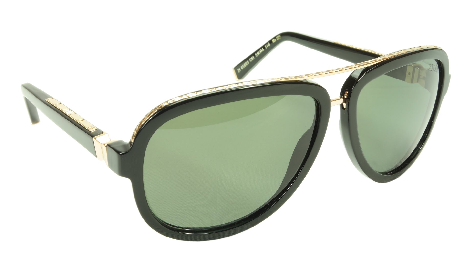 ZILLI Sunglasses Polarized Hand Made Acetate Titanium France ZI 65003 C01 - Frame Bay