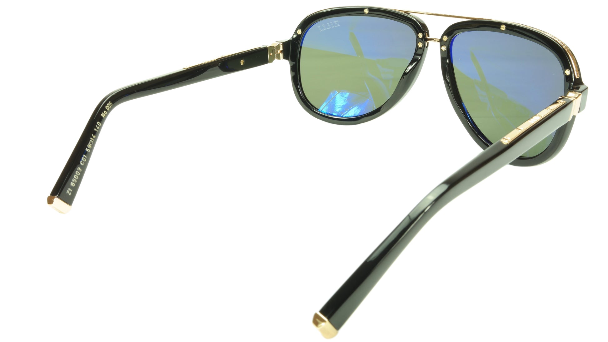 ZILLI Sunglasses Polarized Hand Made Acetate Titanium France ZI 65003 C01 - Frame Bay
