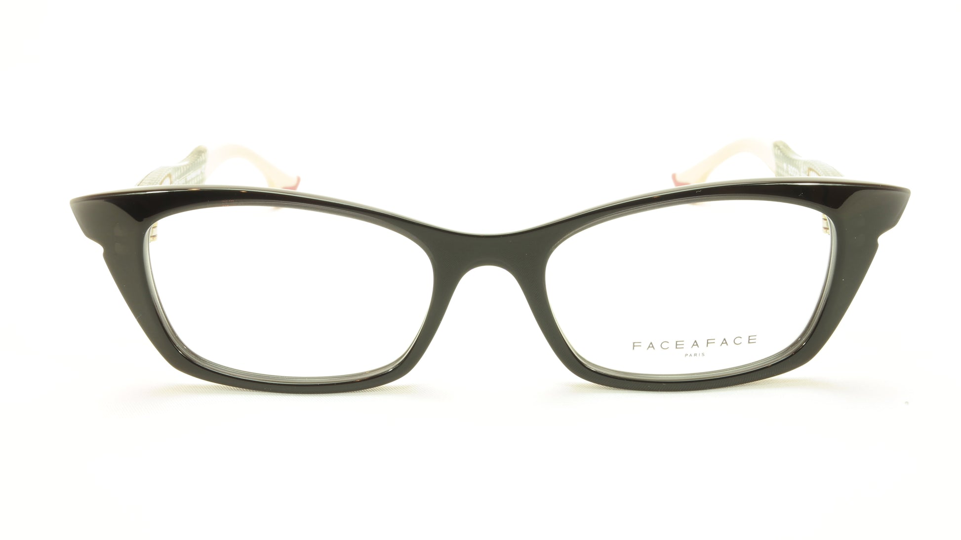 Face A Face Bocca Sixties 4 Col 327 Dark Mauve Houndstooth Eyeglasses - Frame Bay