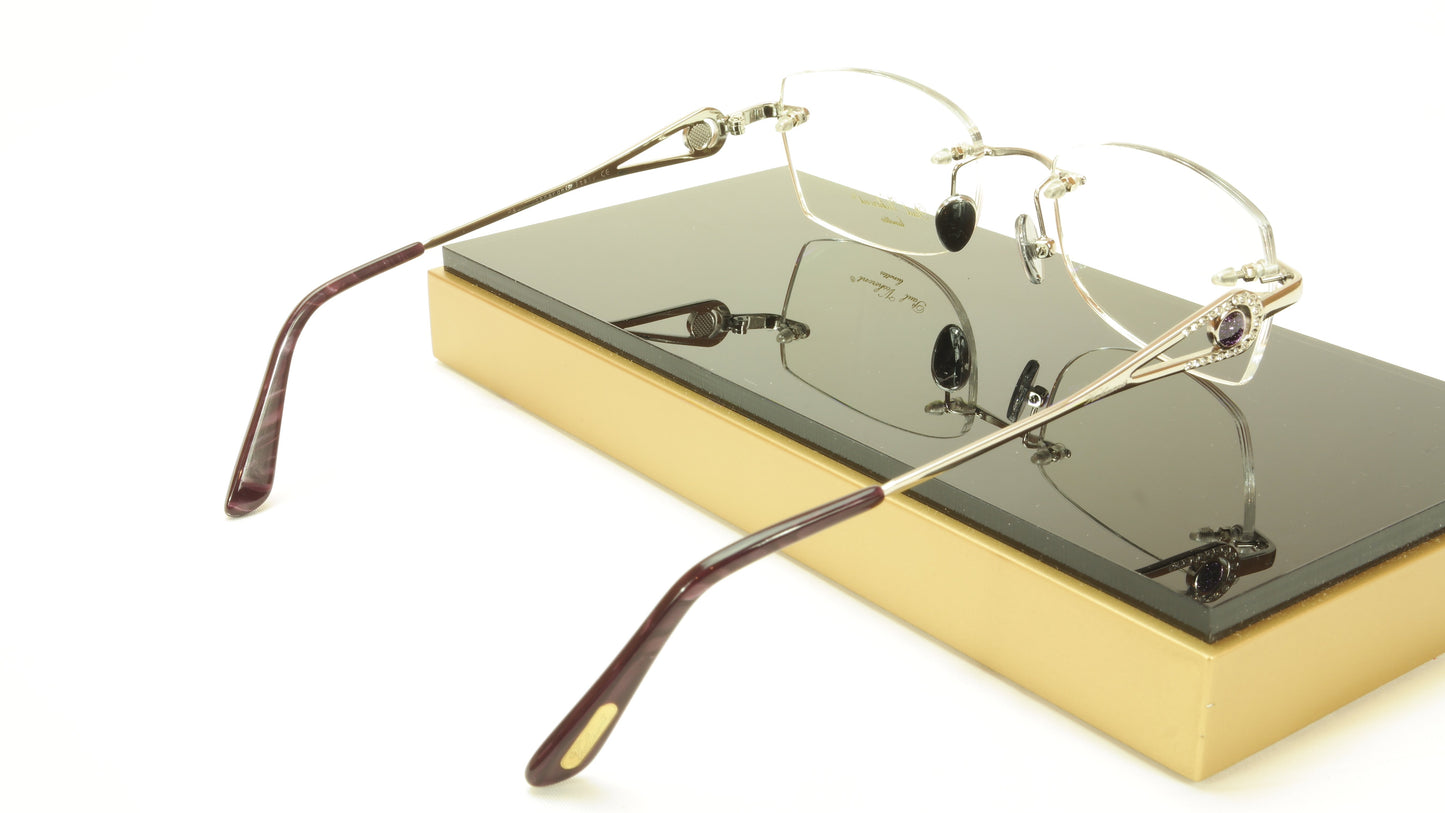 Paul Vosheront PV360 C2 Gold plated Eyeglasses Frame Italy 54-18-135 - Frame Bay