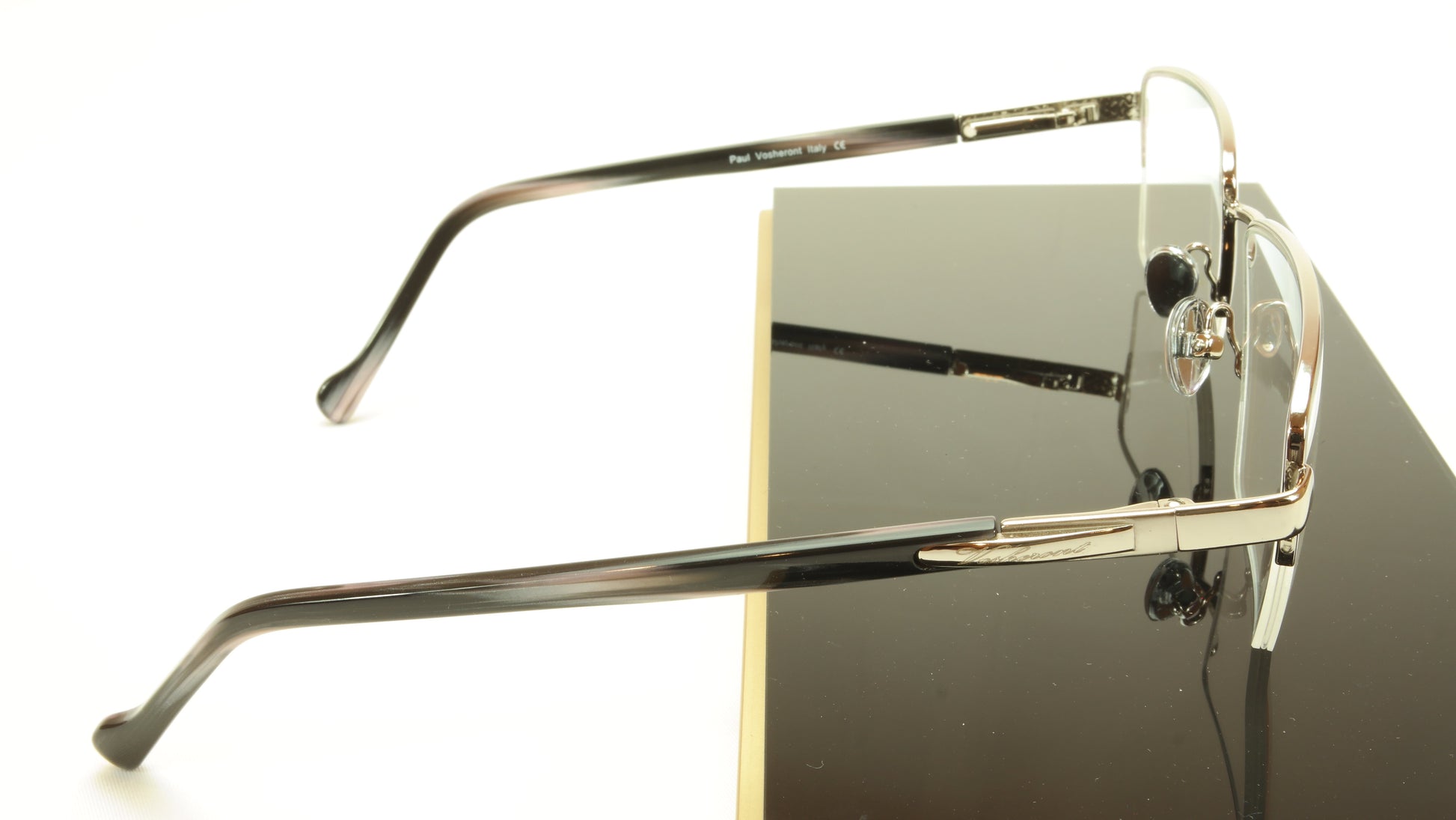 Paul Vosheront PV366 C2 23KT Gold Plated Eyeglasses Frame Italy Made - Frame Bay