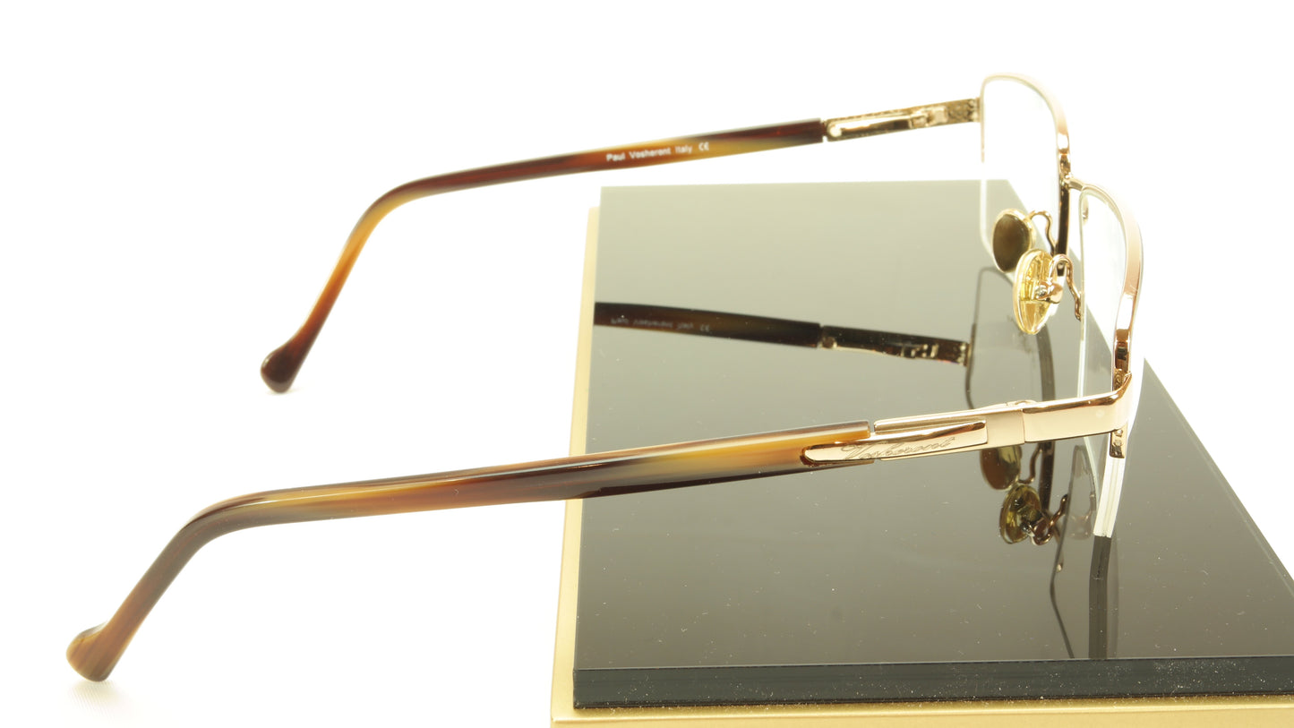Paul Vosheront PV366 C1 23KT Gold Plated Eyeglasses Frame Italy Made - Frame Bay