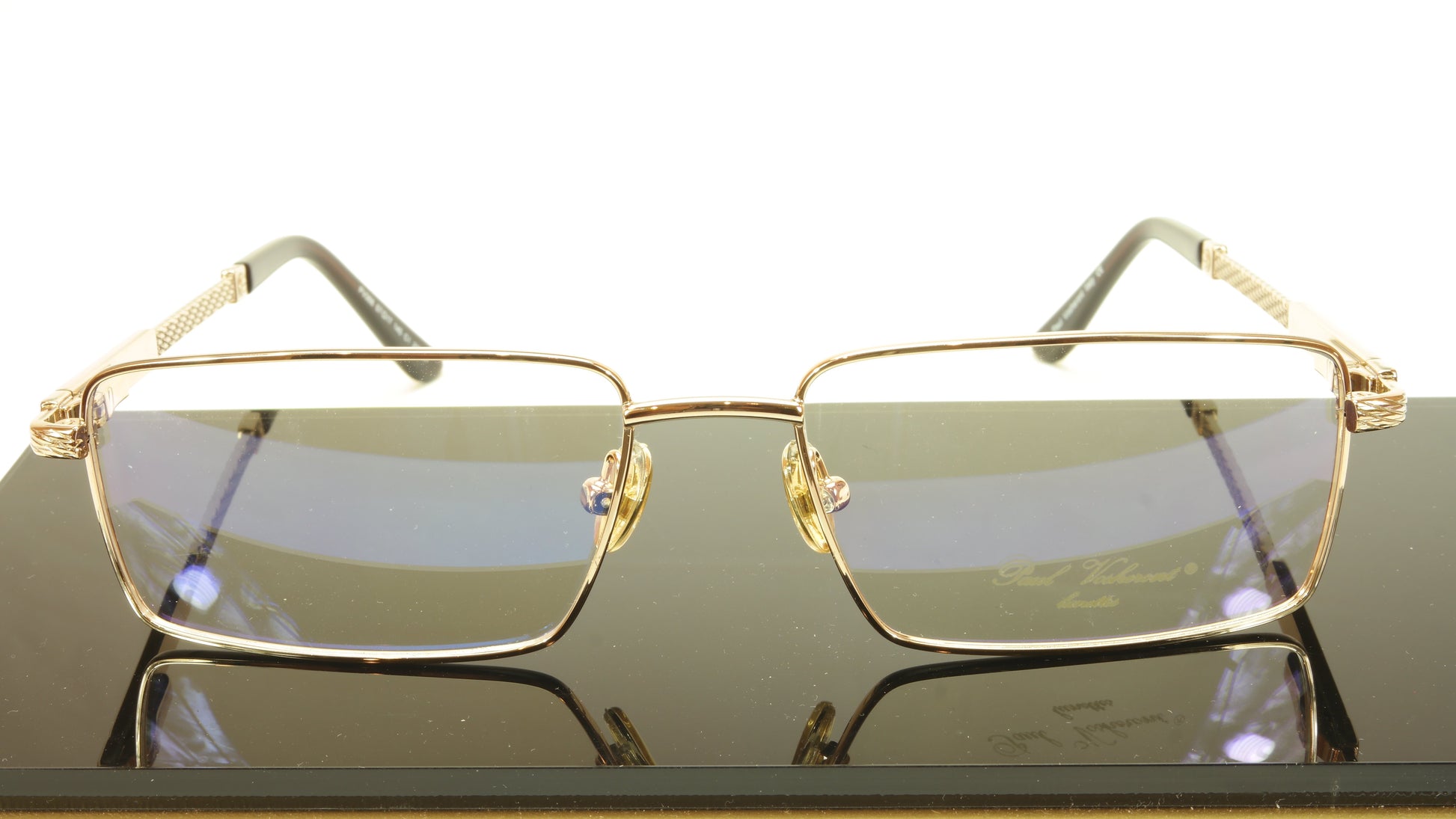 Paul Vosheront PV368 C1 23KT Gold Plated Eyeglasses Frame Italy Made - Frame Bay