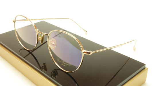 Paul Vosheront PV369 C1 Gold Plated Eyeglasses Frame Italy 49-21-145 - Frame Bay