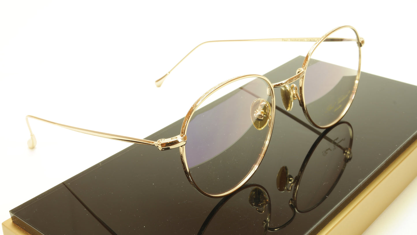 Paul Vosheront PV369 C1 Gold Plated Eyeglasses Frame Italy 49-21-145 - Frame Bay