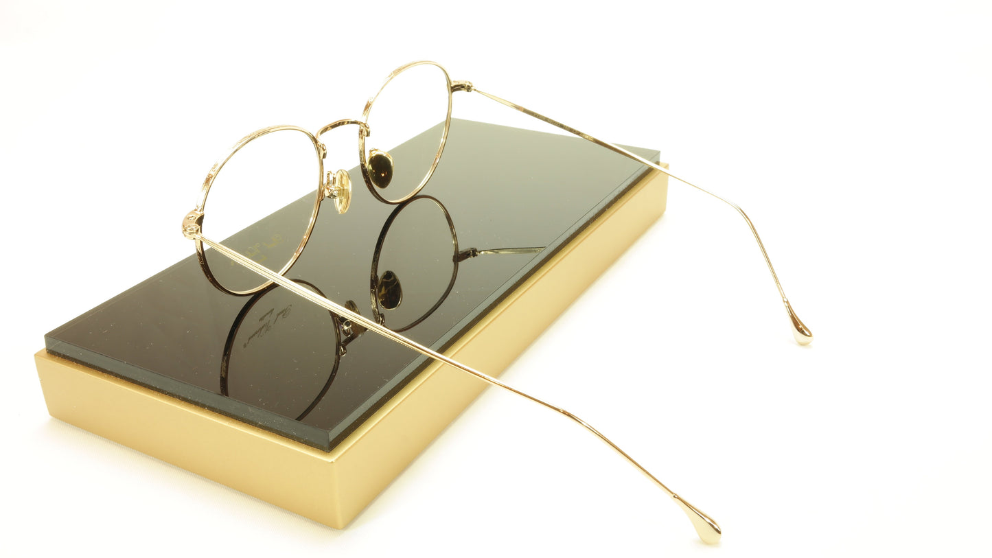 Paul Vosheront PV369 C1 Gold Plated Eyeglasses Frame Italy 49-21-145 - Frame Bay