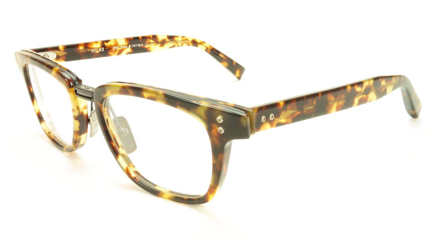 Dita Atlas Eyeglasses Frame DRX-2063-B-TKT-BLK-51 Tortoise Japan Made 51-19-147 - Frame Bay