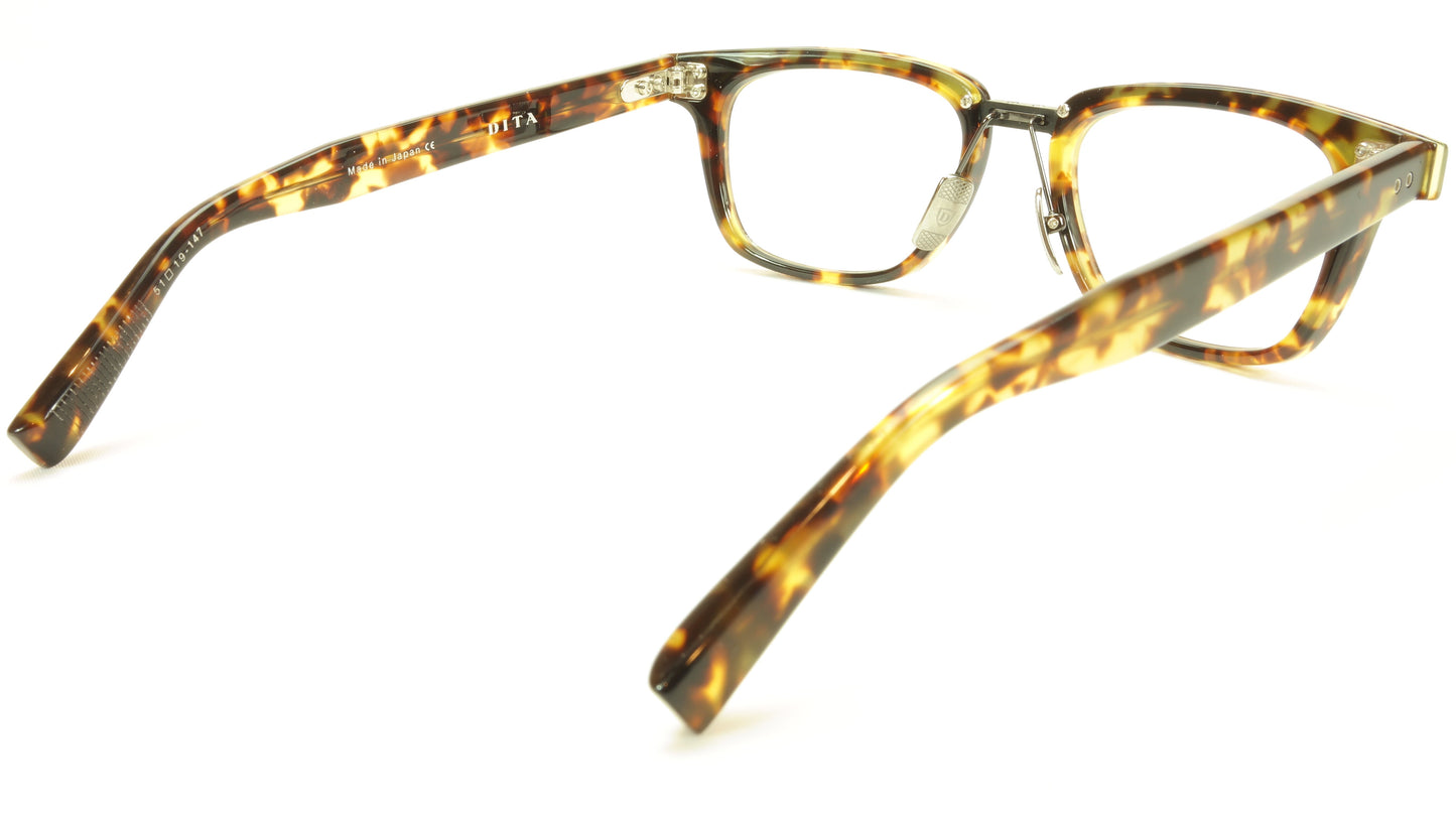 Dita Atlas Eyeglasses Frame DRX-2063-B-TKT-BLK-51 Tortoise Japan Made 51-19-147 - Frame Bay