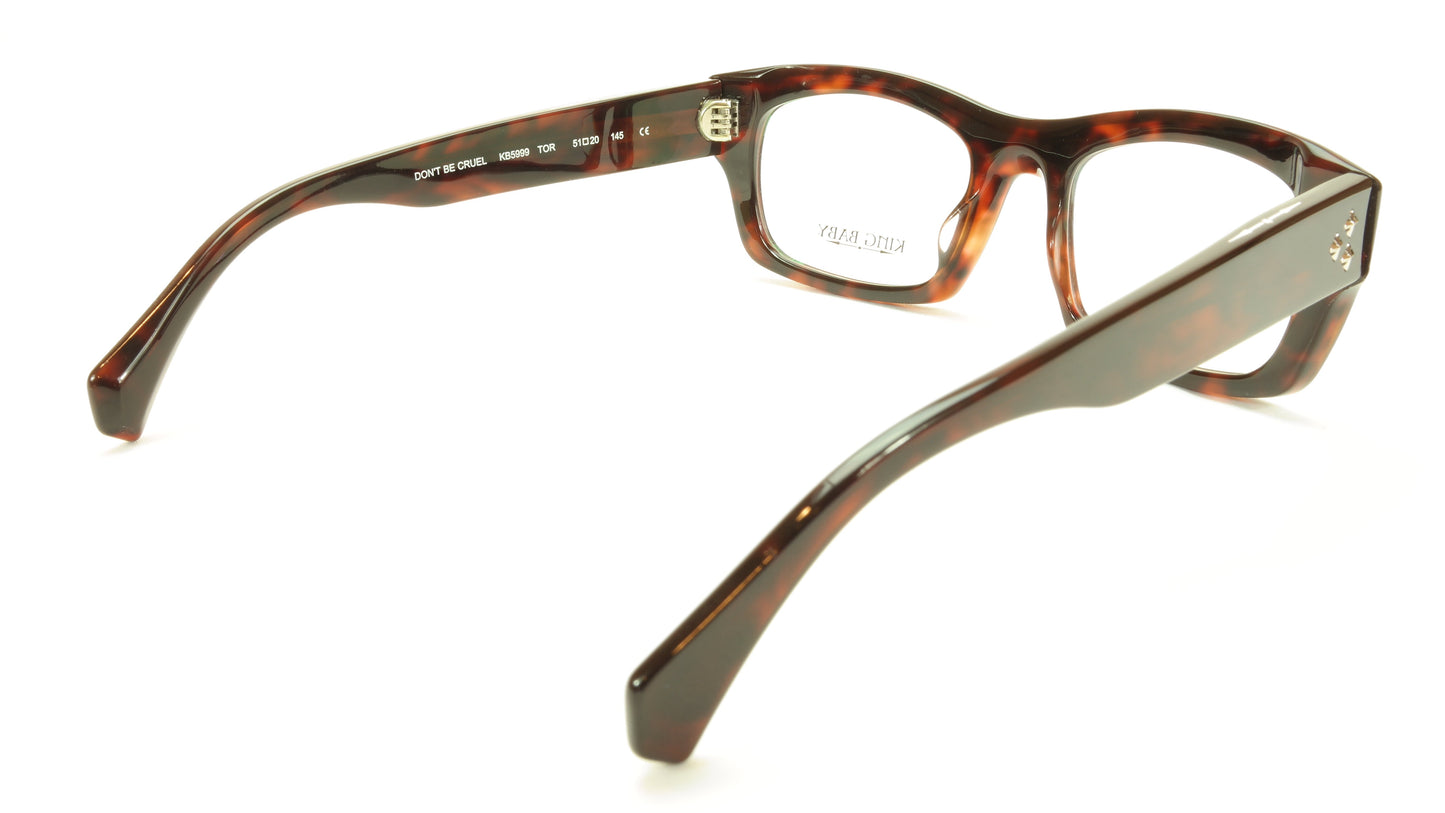 KING BABY Eyeglasses Frame KB5999 TOR Brown Tortoise Japan 51-20-145 - Frame Bay