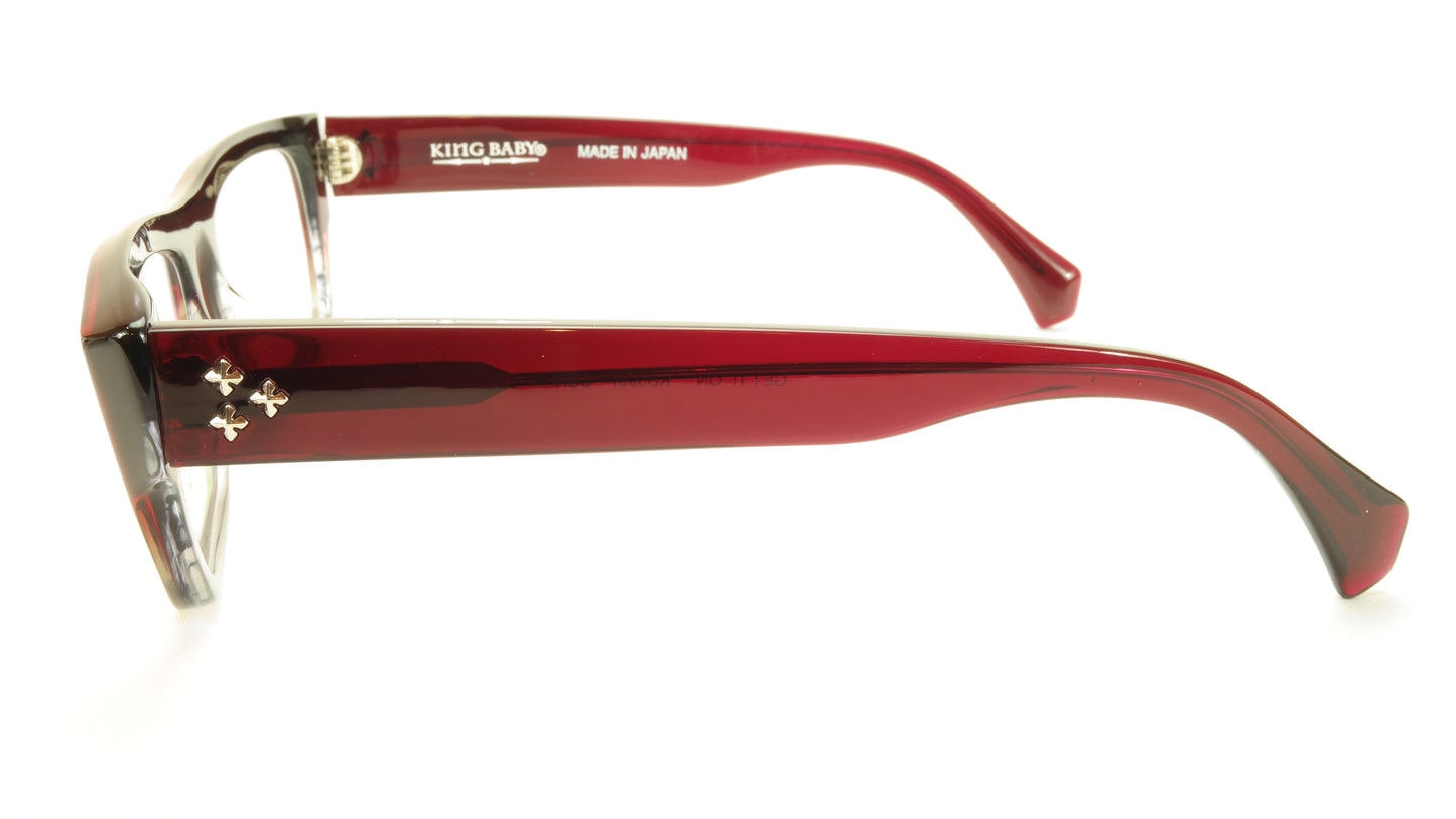 KING BABY Eyeglasses Frame GET IT ON KB5997 BUR Burgundy Japan 53-18-150 - Frame Bay