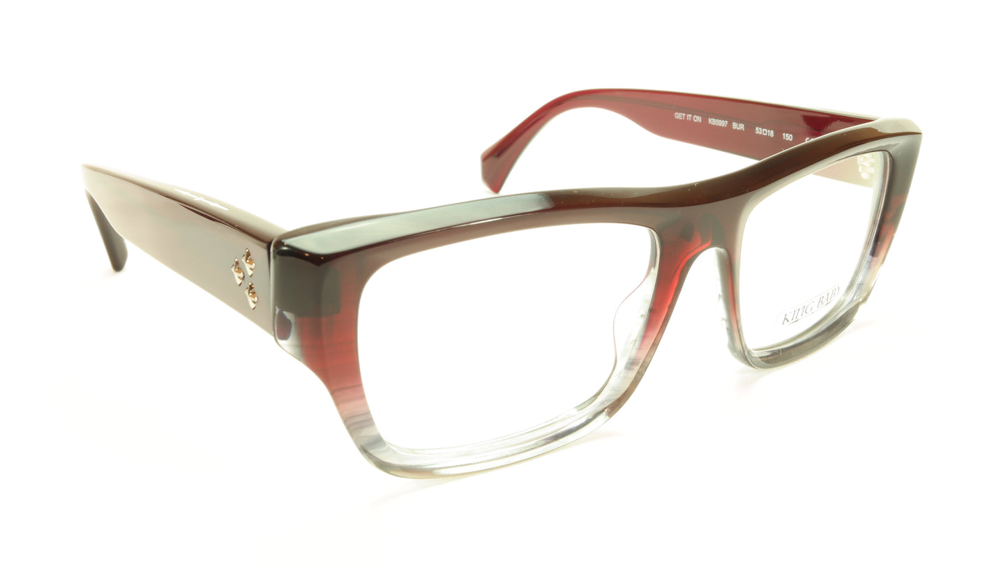 KING BABY Eyeglasses Frame GET IT ON KB5997 BUR Burgundy Japan 53-18-150 - Frame Bay