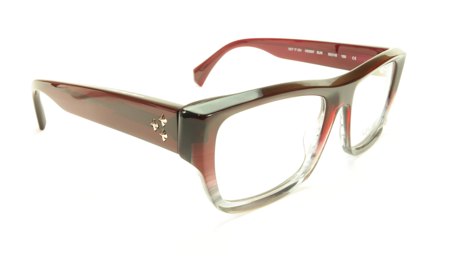 KING BABY Eyeglasses Frame GET IT ON KB5997 BUR Burgundy Japan 53-18-150 - Frame Bay