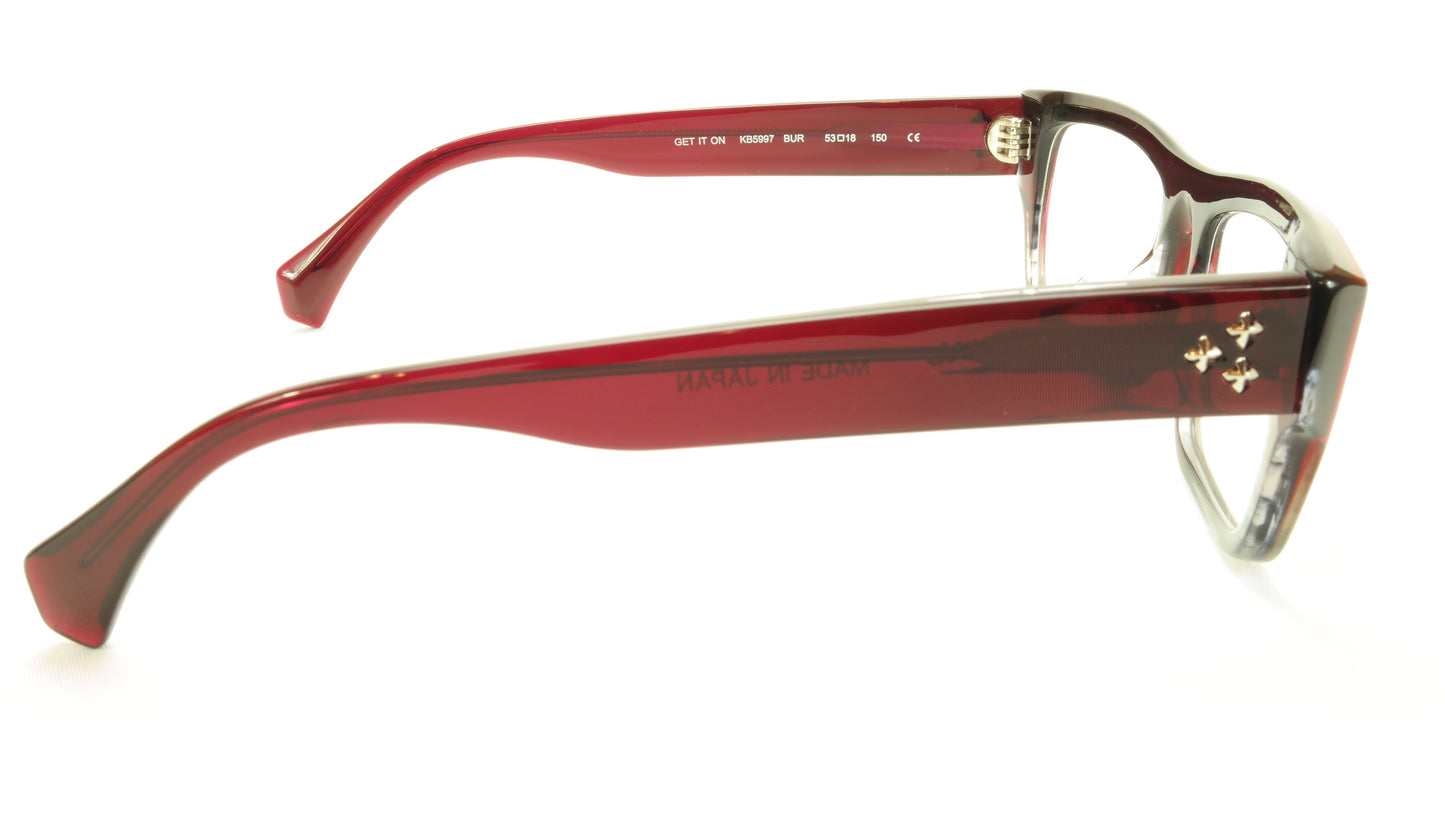 KING BABY Eyeglasses Frame GET IT ON KB5997 BUR Burgundy Japan 53-18-150 - Frame Bay