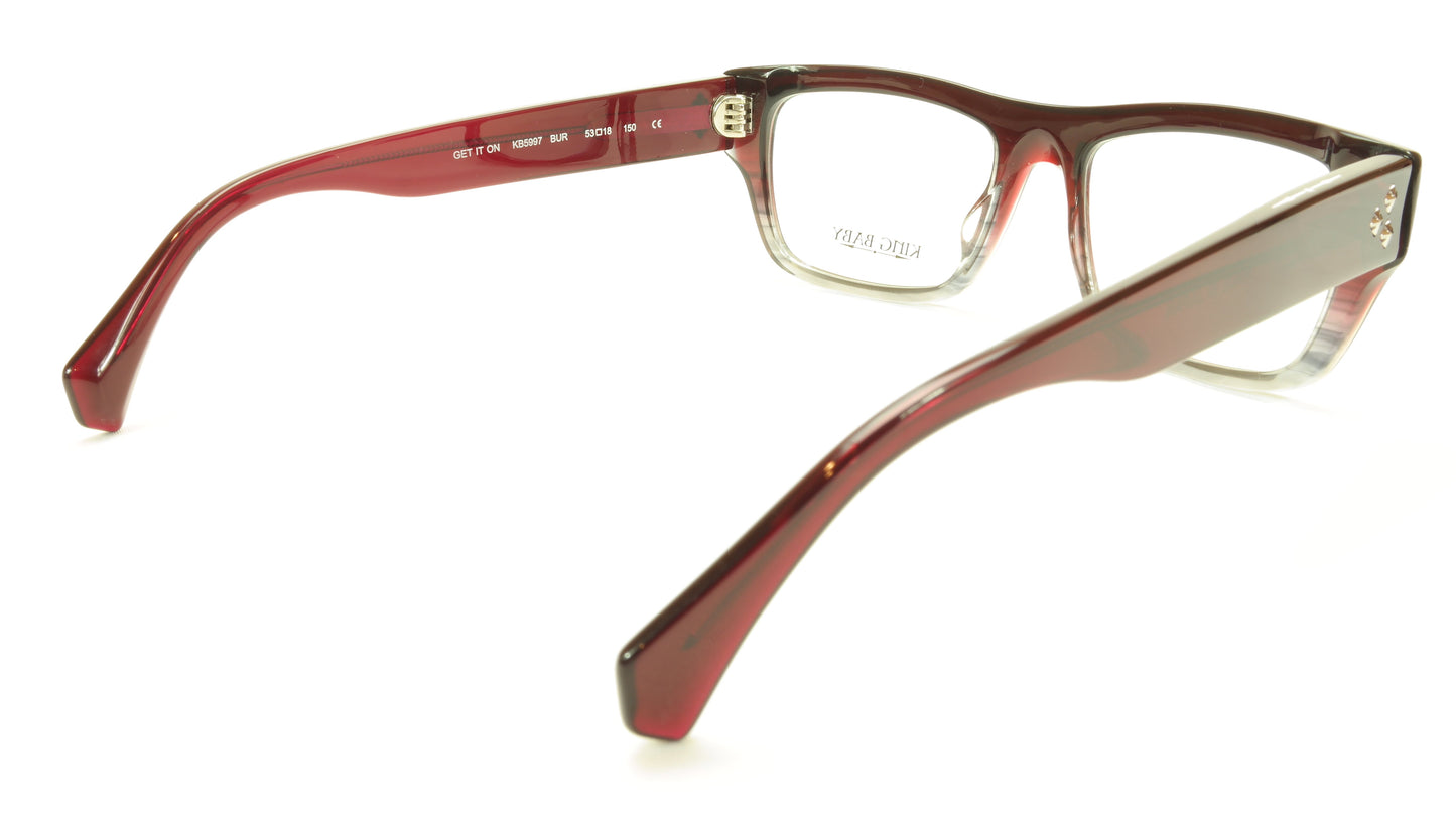 KING BABY Eyeglasses Frame GET IT ON KB5997 BUR Burgundy Japan 53-18-150 - Frame Bay