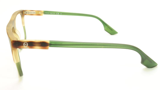 Alexander McQueen Eyeglasses Frame MCQ 0051 G1Q Havana Green Acetate Italy 55-16-145 - Frame Bay