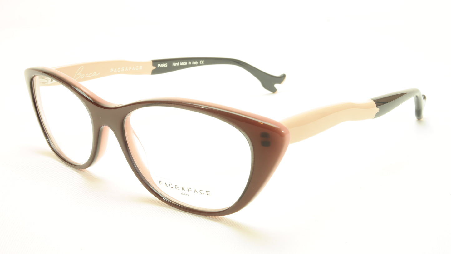 Face A Face Bocca Sexy 1 Col 2032 Dark Mauve Pink Eyeglasses Frame - Frame Bay