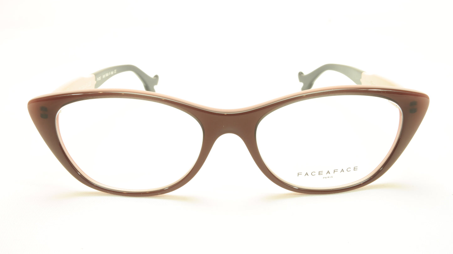 Face A Face Bocca Sexy 1 Col 2032 Dark Mauve Pink Eyeglasses Frame - Frame Bay