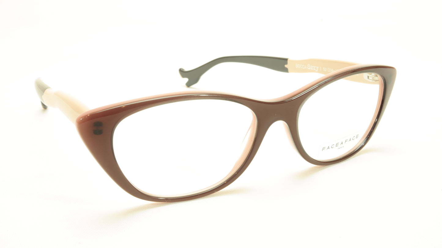 Face A Face Bocca Sexy 1 Col 2032 Dark Mauve Pink Eyeglasses Frame - Frame Bay