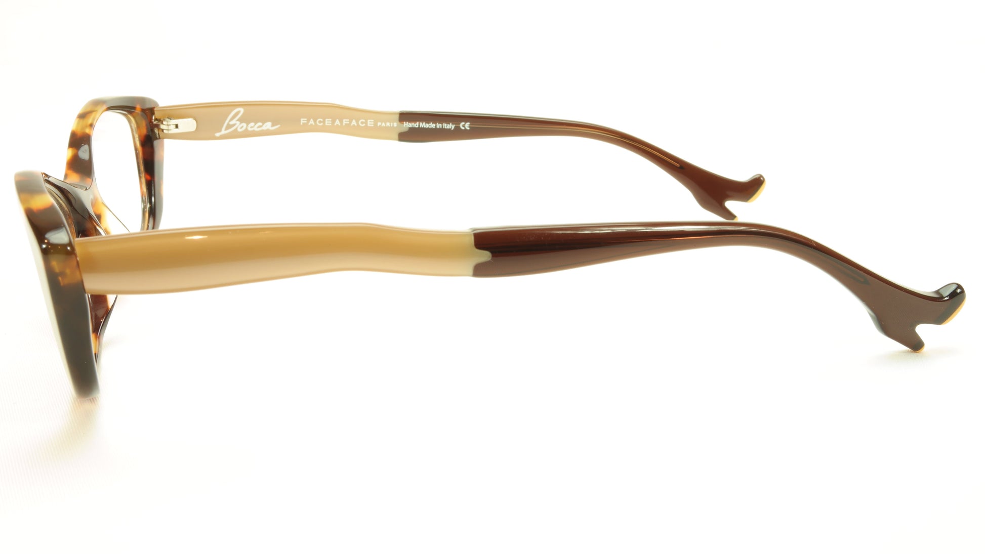 Face A Face Bocca Sexy 4 Col 476 Tortoise Beige Chestnut Eyeglasses - Frame Bay