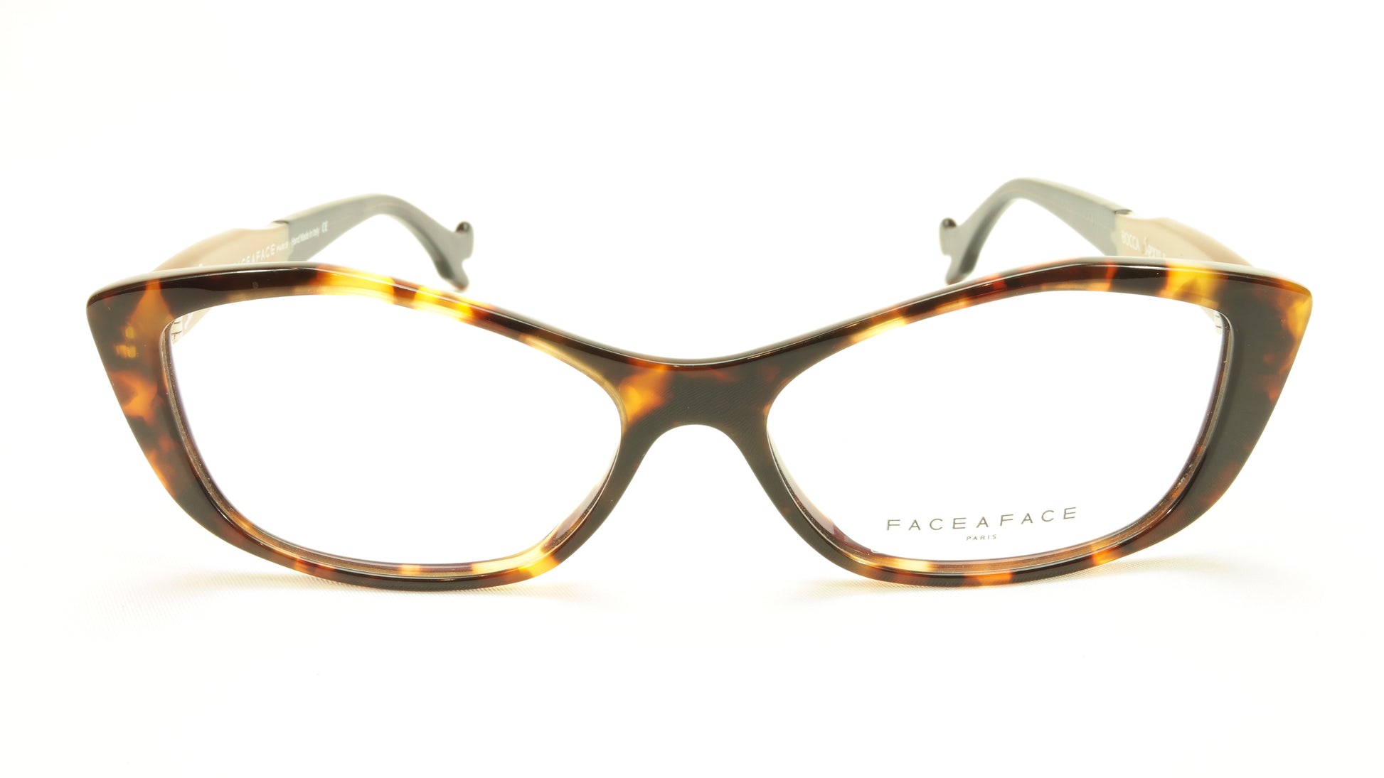 Face A Face Bocca Sexy 4 Col 476 Tortoise Beige Chestnut Eyeglasses - Frame Bay