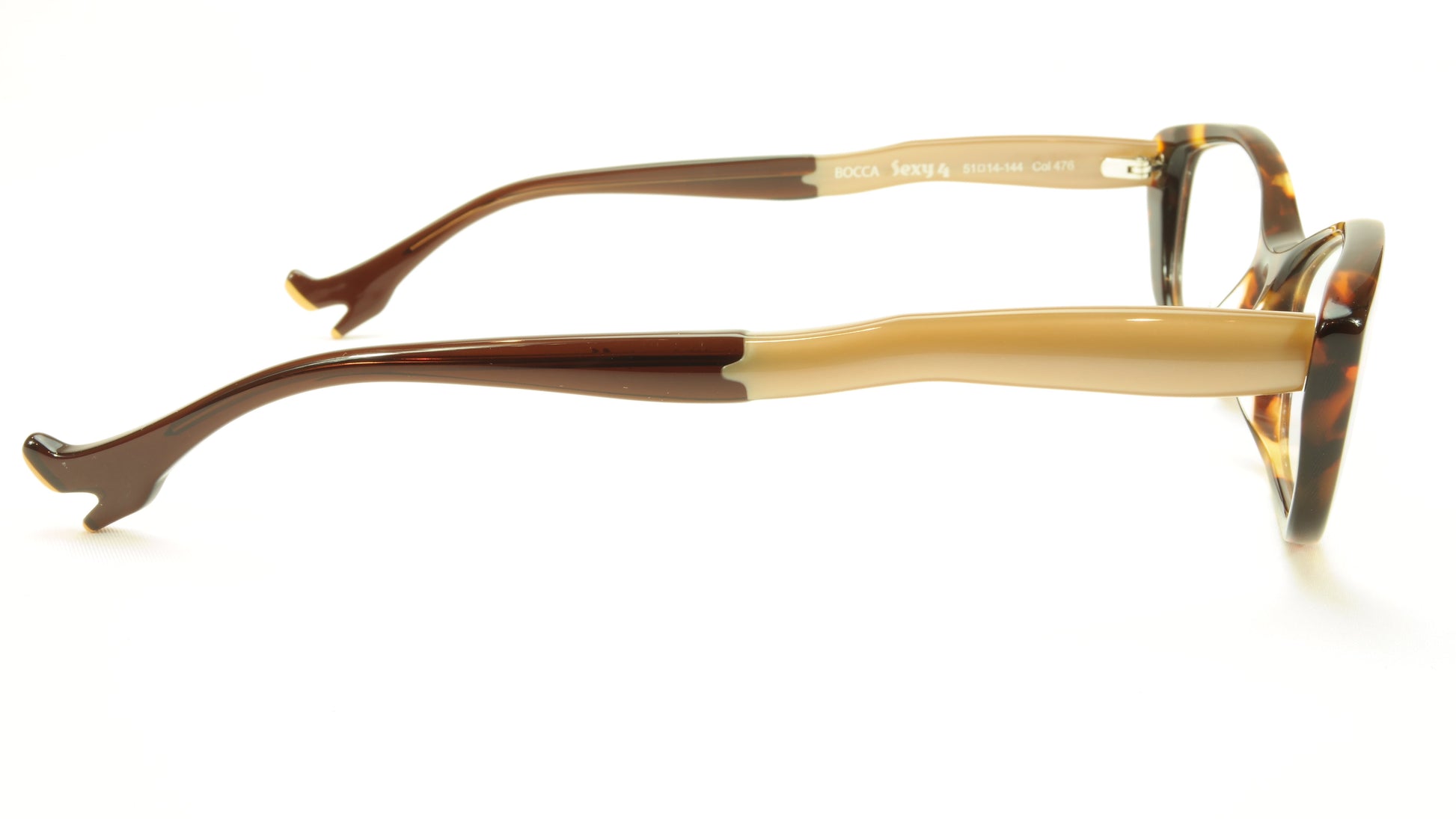 Face A Face Bocca Sexy 4 Col 476 Tortoise Beige Chestnut Eyeglasses - Frame Bay