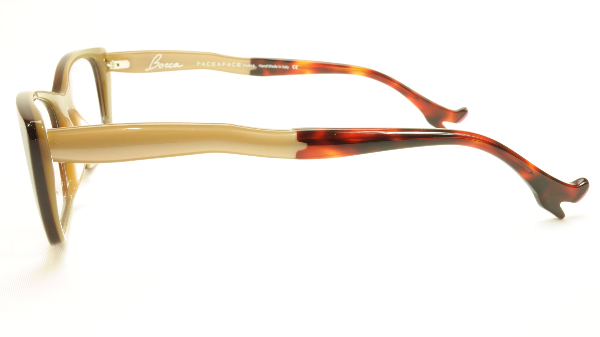 Face A Face Bocca Sexy 2 Col 080 Chestnut Beige Tortoise Eyeglasses - Frame Bay