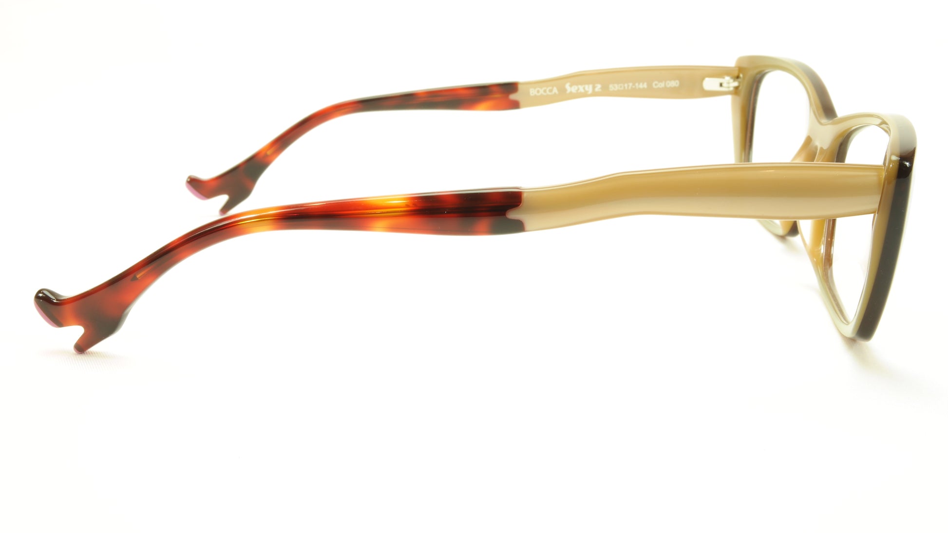 Face A Face Bocca Sexy 2 Col 080 Chestnut Beige Tortoise Eyeglasses - Frame Bay