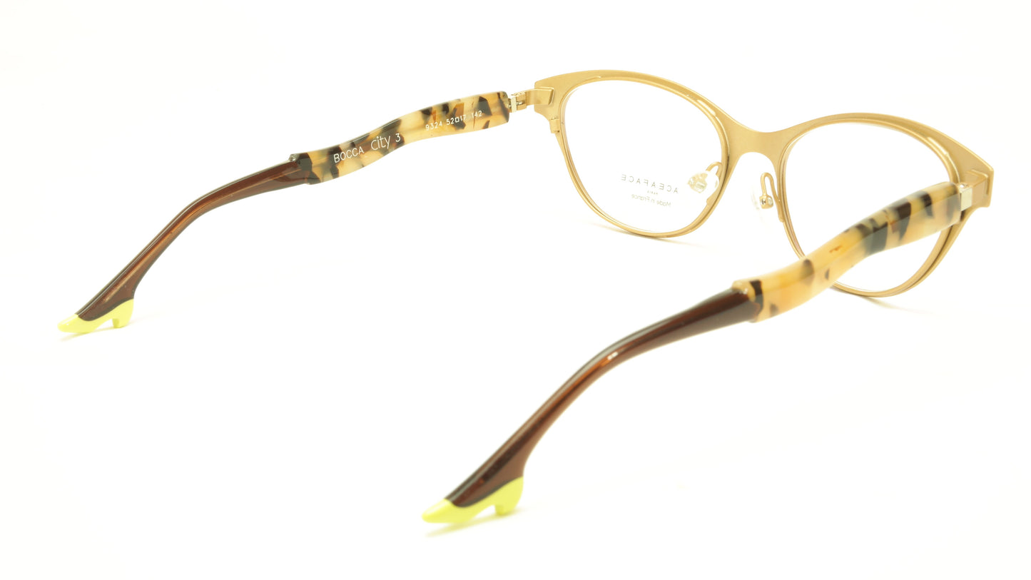 Face A Face Bocca City 3 Col. 9324 Eggplant Eyeglasses France Made 52-17-142 - Frame Bay