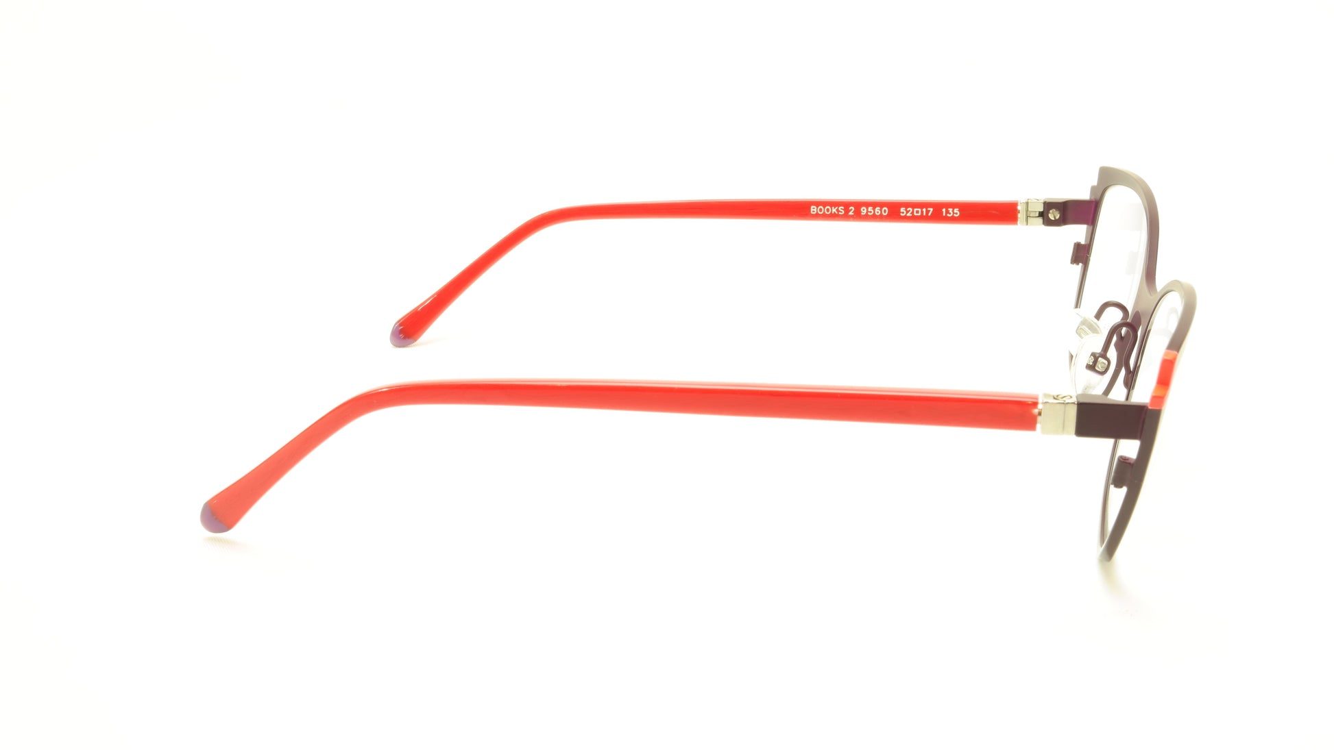 Face A Face Books 2 Col. 9560 Eyeglasses France Made 52-17-135 - Frame Bay