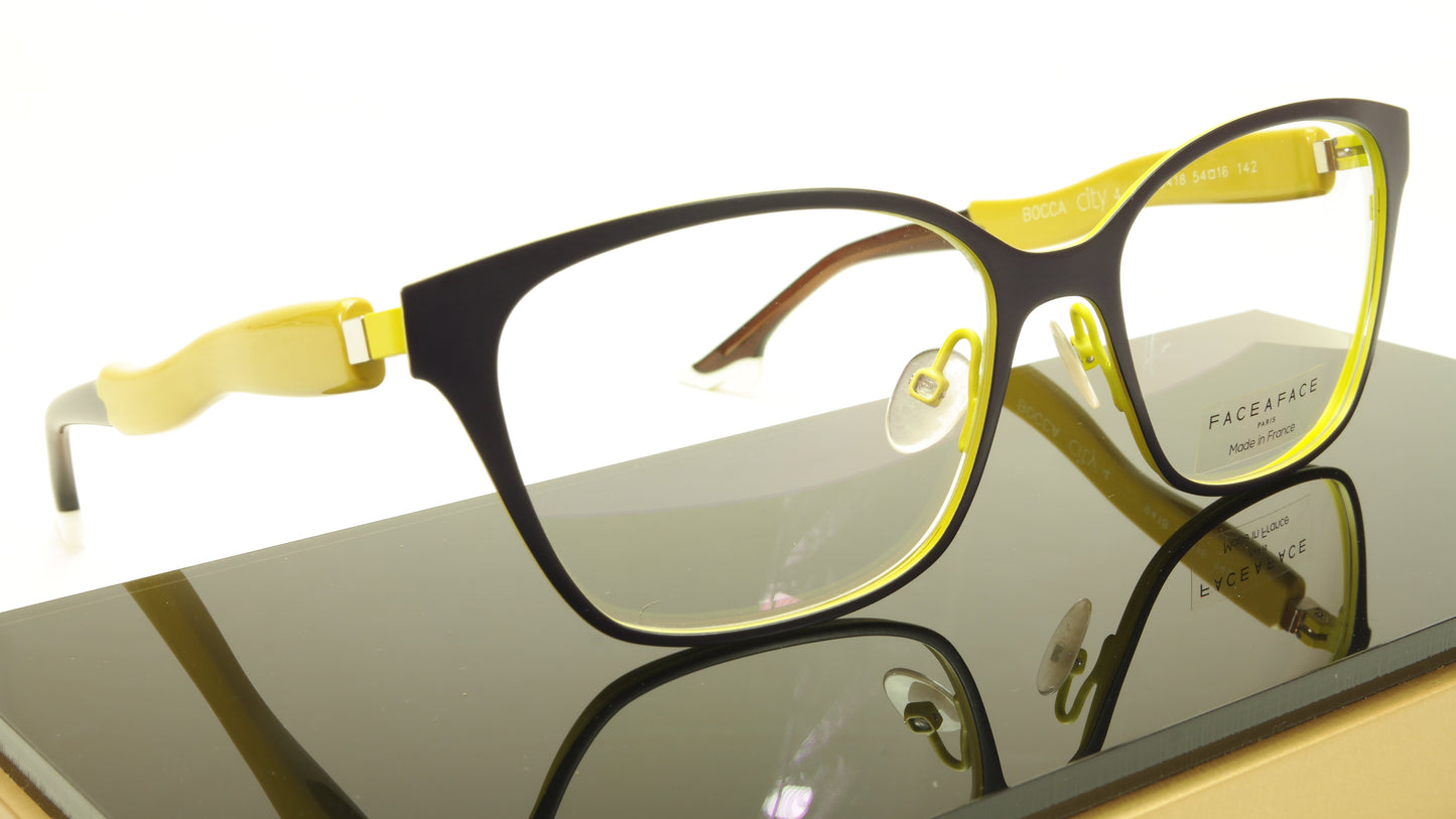 Face A Face Bocca City 4 Col. 9418 Eyeglasses Italy Made 54-16-142 - Frame Bay