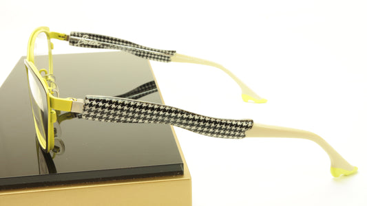 Face A Face Bocca City 1 Col. 9020 Eyeglasses Black Yellow France Made 53-16-142 - Frame Bay