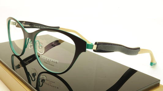 Face A Face Bocca City 3 Col. 9397 Eyeglasses France Made 52-17-142 Glasses - Frame Bay