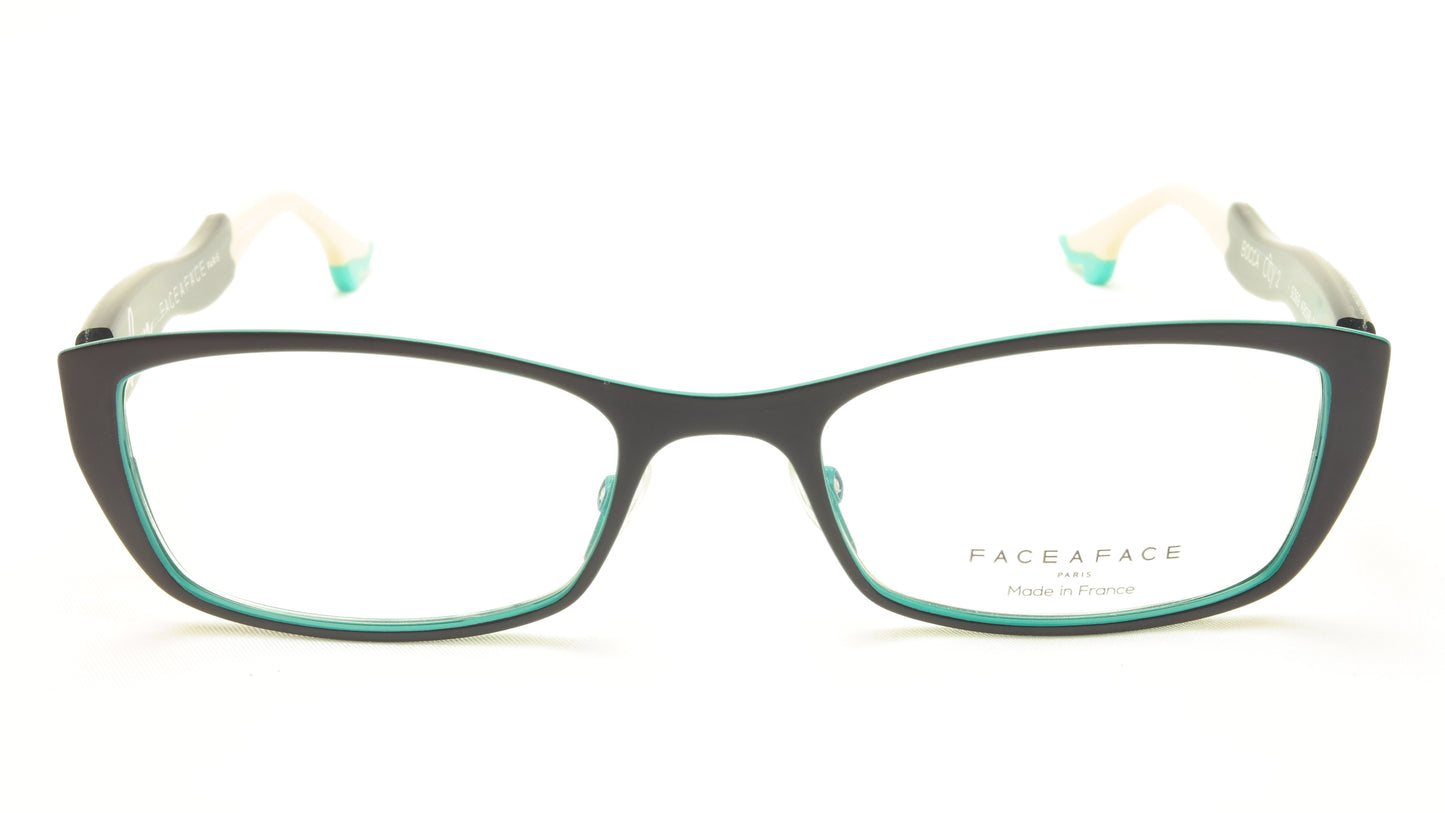 Face A Face Bocca City 2 Col. 9369 Eyeglasses France Made 49-18-140 Glasses - Frame Bay