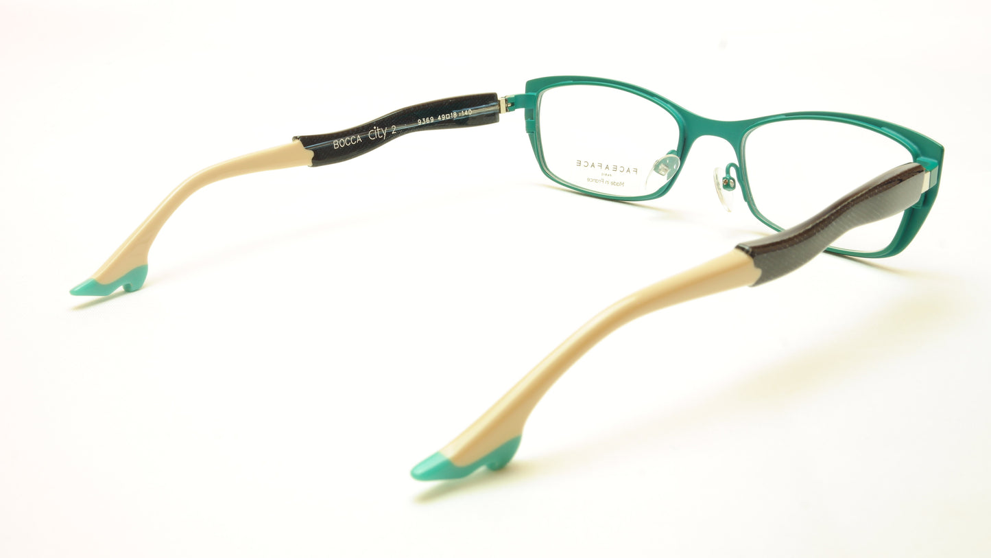 Face A Face Bocca City 2 Col. 9369 Eyeglasses France Made 49-18-140 Glasses - Frame Bay