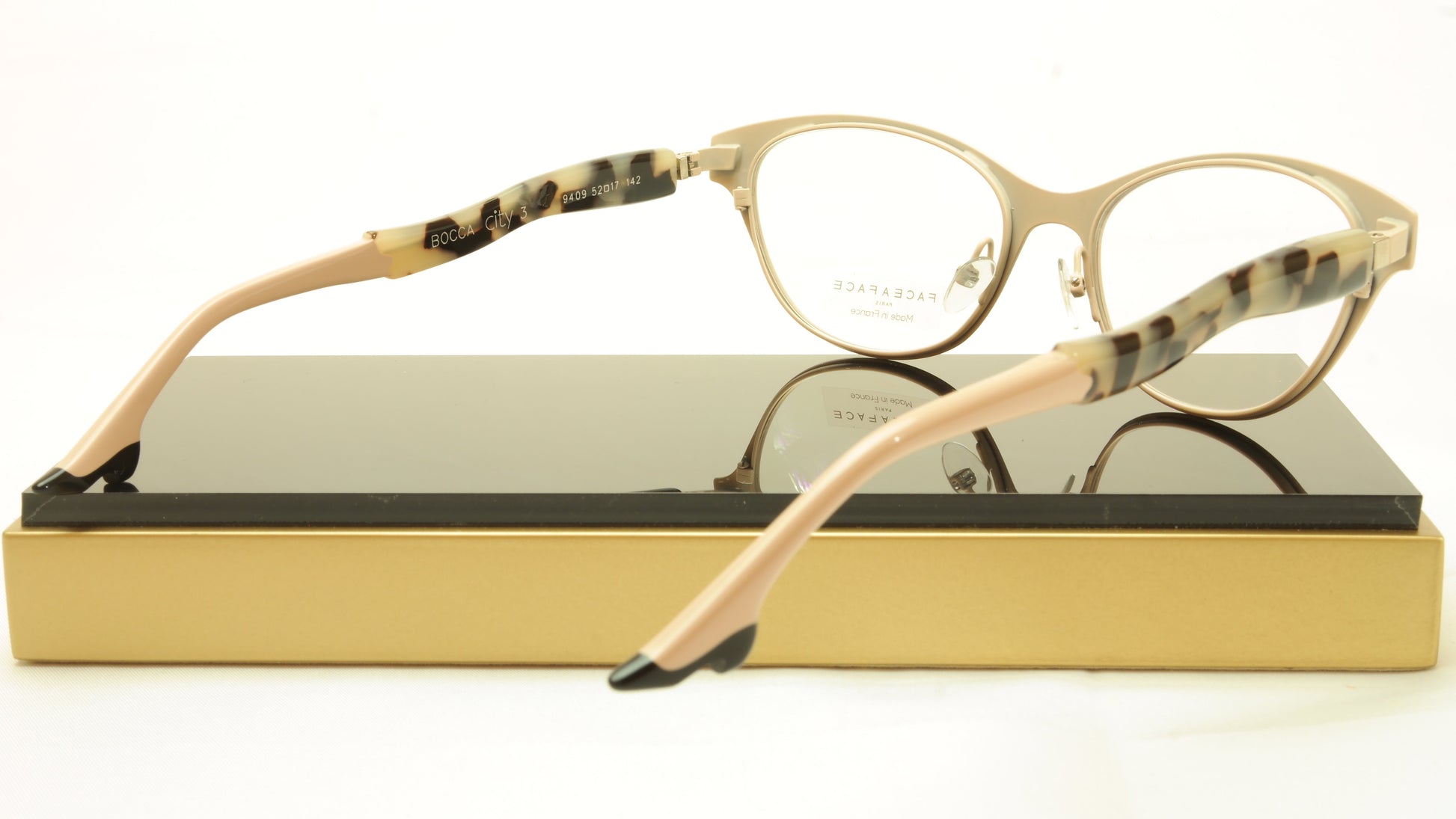 Face A Face Bocca City 3 Col. 9409 Eyeglasses France Made 52-17-142 Glasses - Frame Bay