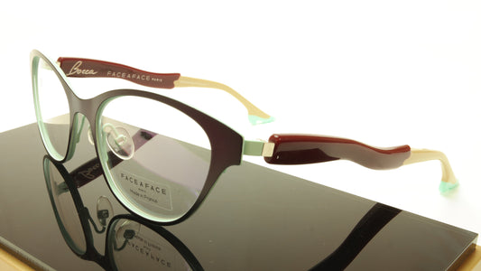 Face A Face Bocca City 3 Col. 9621 Eggplant Eyeglasses France Made 52-17-142 Glasses - Frame Bay