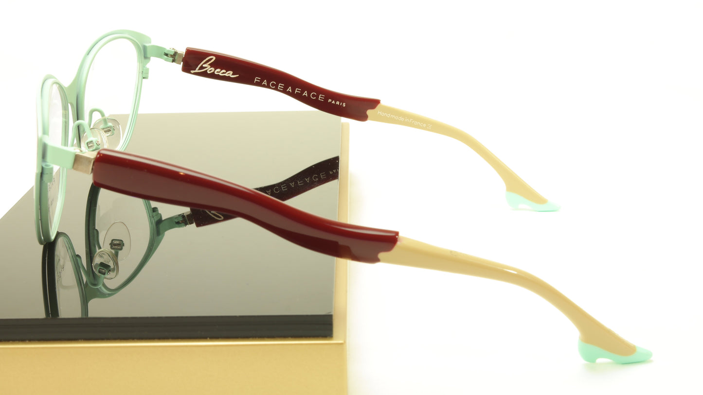 Face A Face Bocca City 3 Col. 9621 Eggplant Eyeglasses France Made 52-17-142 Glasses - Frame Bay